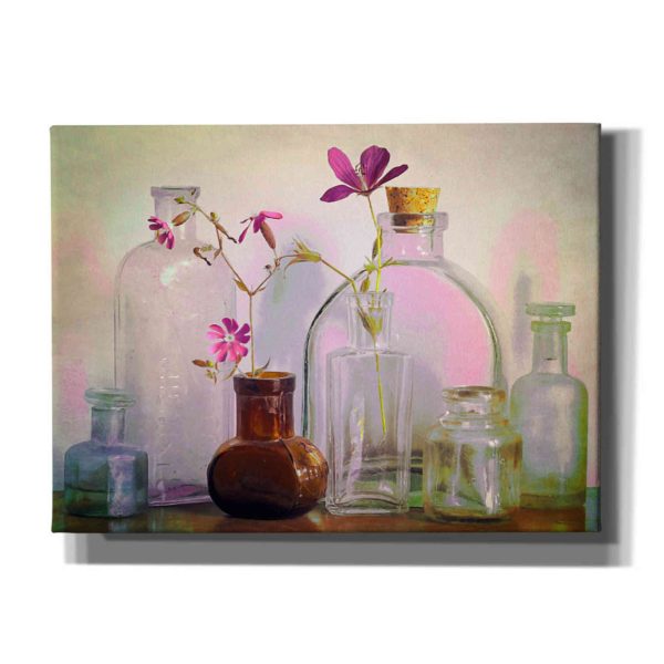 Bottles On The Bureau  by Hal Halli, Canvas Wall Art Online