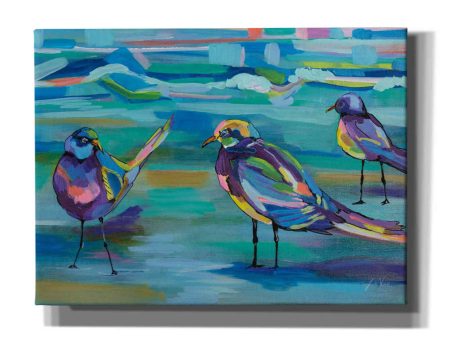 Indigo Gulls  by Jeanette Vertentes, Canvas Wall Art Sale