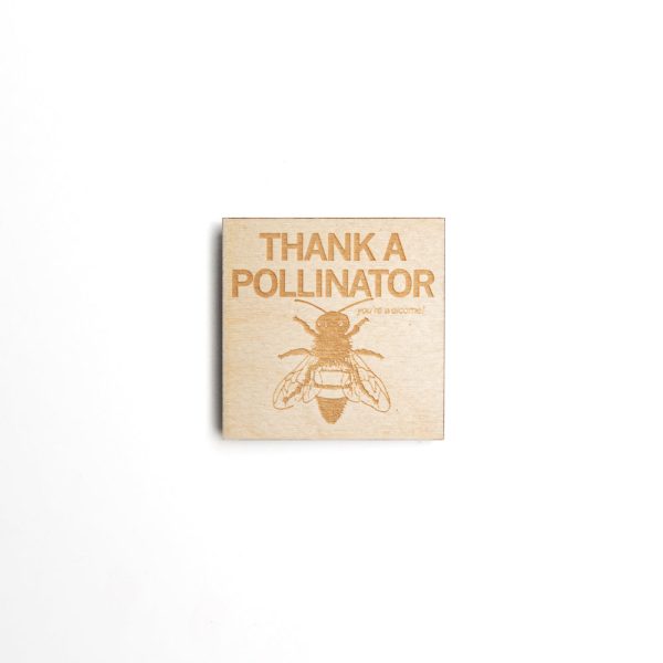 Thank A Pollinator Wood Magnet Online Hot Sale