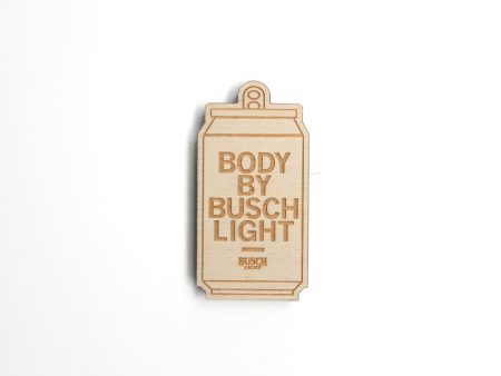 Body By Busch Light Wood Magnet Sale