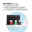 72 cartouches de cires 100 ml + 1000 bandes oxann offertes +1 chauffe cartouche Online now