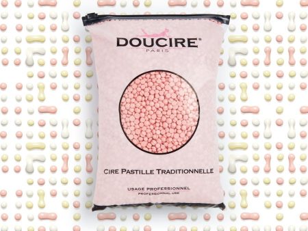 Cire pastille traditionnelle rose For Cheap