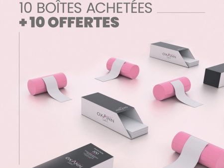 10 boîtes achetées + 10 offertes bandes épilation premium quality Sale