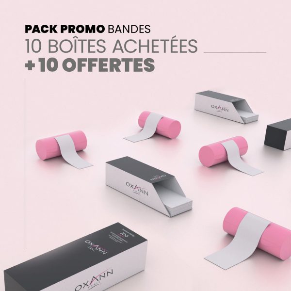 10 boîtes achetées + 10 offertes bandes épilation premium quality Sale