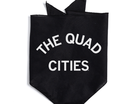 Quad Cities Curved Logo Dog Bandana Online now