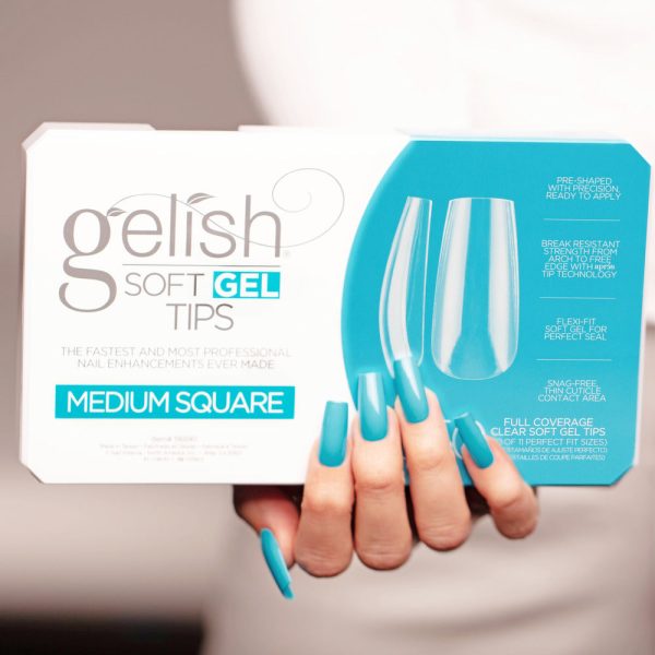 Embouts SQUARE MEDIUM Gelish Soft Gel Hot on Sale