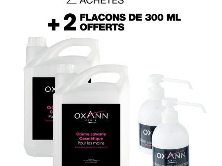 2 bidons crème lavante  + 2 flacons de 300ml offert For Cheap