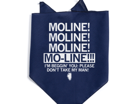 Moline! Moline! Dog Bandana For Sale