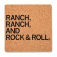 Ranch, Ranch, Rock & Roll Cork Coaster Supply