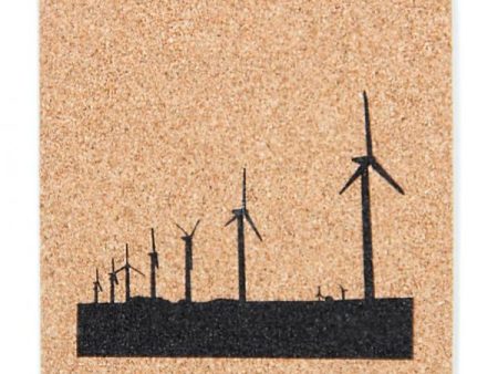 Wind Turbine Cork Coaster Hot on Sale