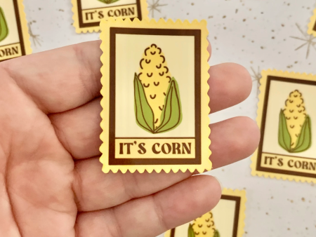 Happyish Brand: Corn Stamp Sticker For Cheap