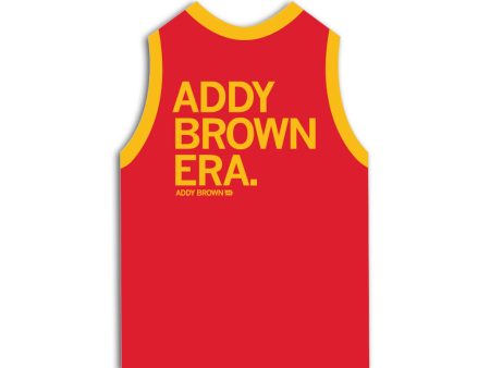 Addy Brown Era Jersey Die-Cut Sticker Fashion