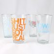 Shit Just Got Real Pint Glass Online Hot Sale