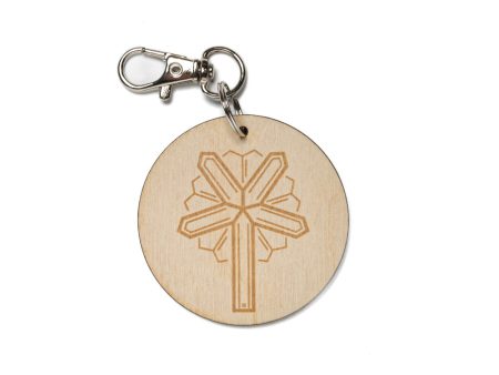 5 Seasons Wood Keychain Fashion