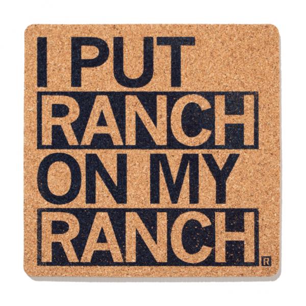 Ranch On My Ranch Cork Coaster Online Sale