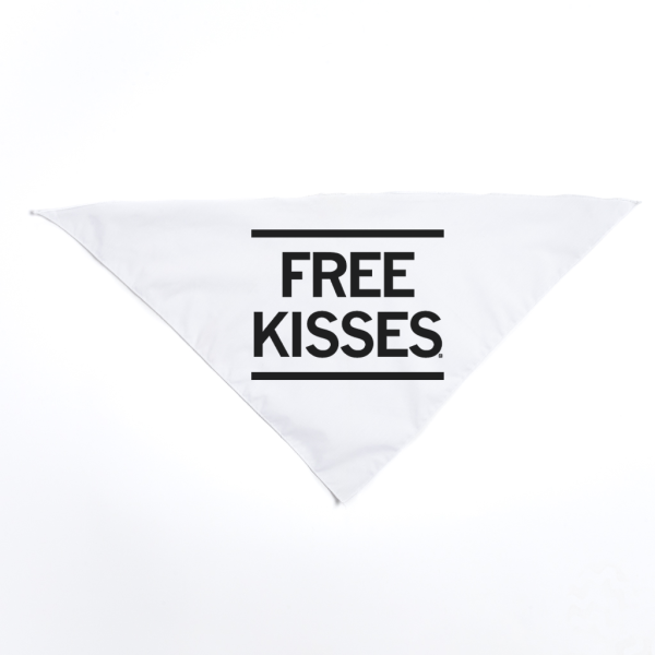 Free Kisses Dog Bandana Hot on Sale