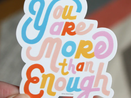 Free Period Press: You Are More Than Enough Sticker Cheap