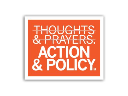 Action & Policy Sticker Hot on Sale