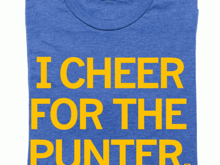 I Cheer for the Punter (Pick A Color) Online Hot Sale