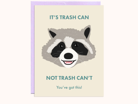 Party Mountain: Raccoon Trash Can Greeting Card on Sale