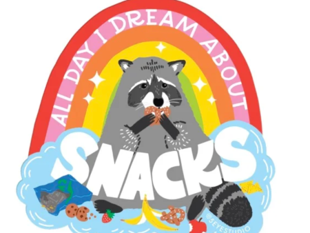 5 Eye Studio: All Day I Dream About Snacks Sticker Sale