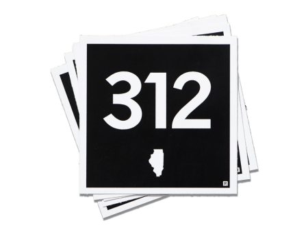 312 Logo Mini Sticker Fashion