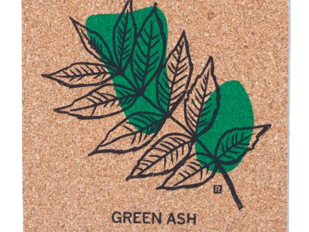 Green Ash Cork Coaster Online