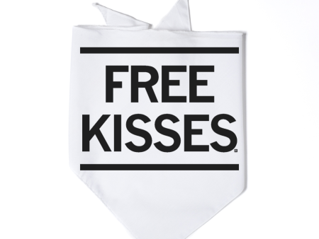 Free Kisses Dog Bandana Hot on Sale