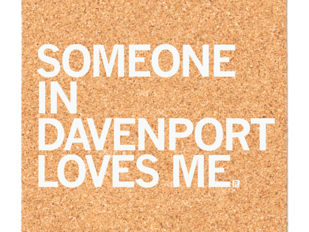 Someone Loves Me Davenport Cork Coaster on Sale