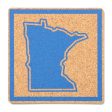 Minnesota Outline Cork Coaster Online Sale