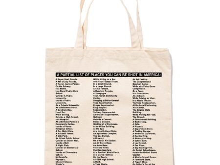 All The Places You Can Be Shot In America Tote Bag Online now