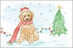 MOL2788 - Christmas Labradoodle - 18x12 For Discount