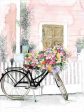 DOG283 - Flower Bicycle I - 12x16 Online Sale