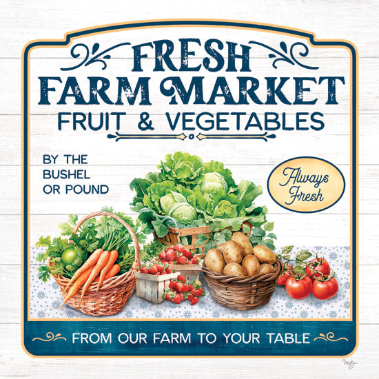 MOL2793 - Fresh Farm Market Fruit & Vegetables - 12x12 Online