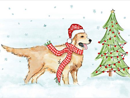 MOL2784 - Christmas Dog - 18x12 Supply