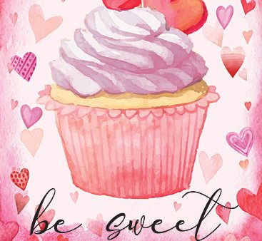 ND427 - Be Sweet Valentine Cupcake - 12x18 For Discount