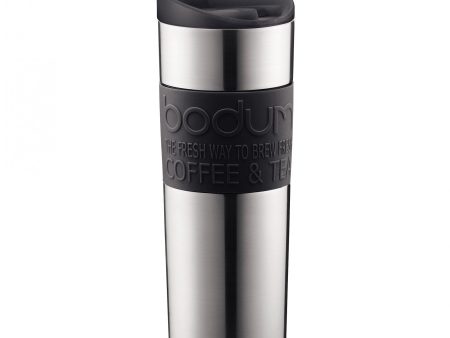 TRAVEL MUG  Vacuum Travel Mug, large, 0.45 l, 15 oz, s s in Black Supply