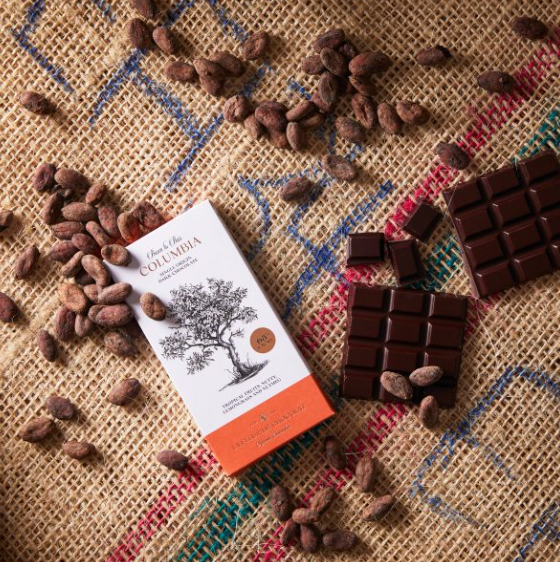 Artisan Dark Colombian Chocolate Bar and Freshly Roasted Colombian Coffee Online now